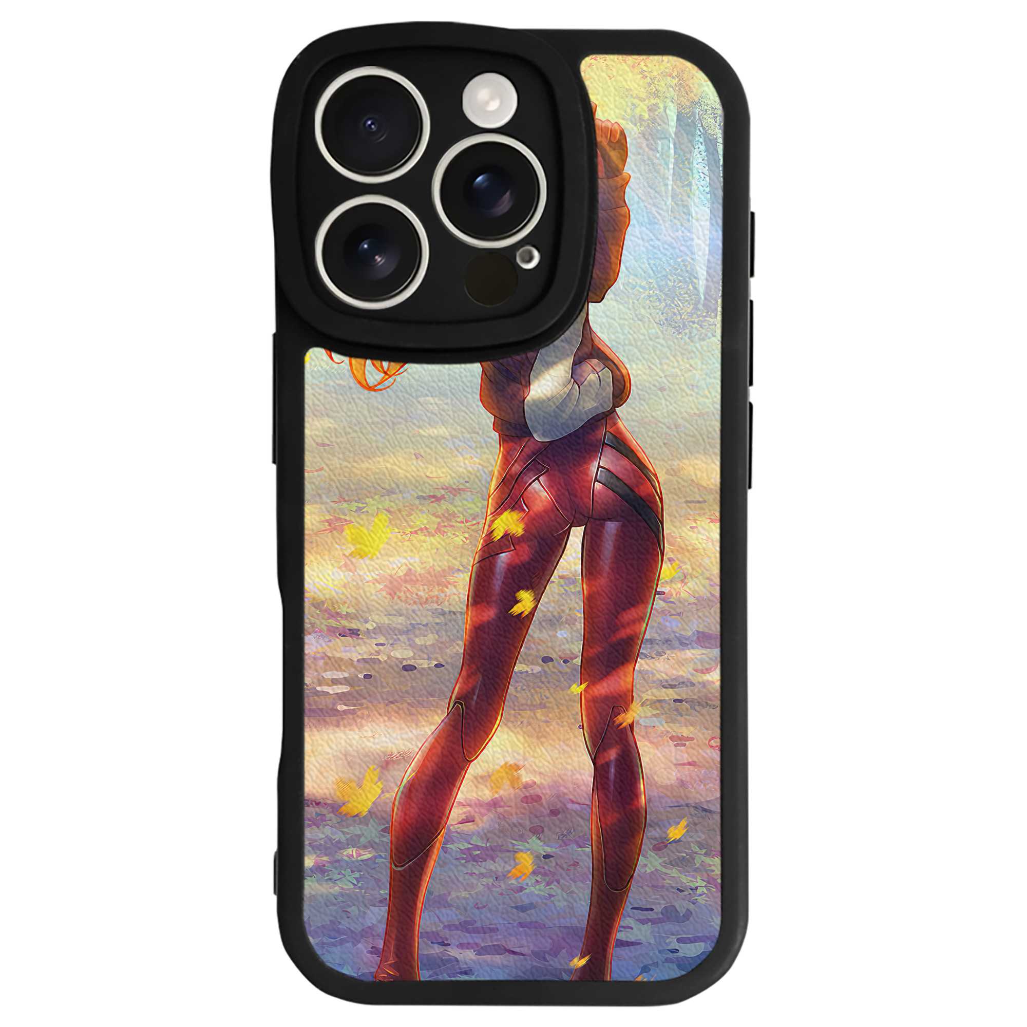 （画像用） EVA 新世紀エヴァンゲリオン 【iPhone 16シリーズ対応】シリコンスマホケース（レザー調） 材質：シリコン